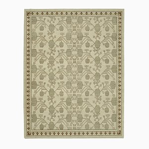 Tapis Oushak Beige Tissé Main, Anatolie Beige