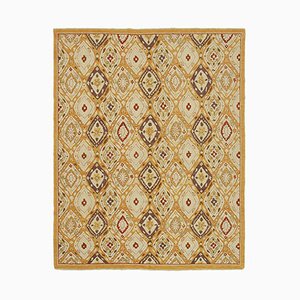 Tappeto Oushak beige fatto a mano, Turchia