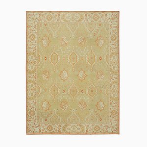 Tapis Oushak Antique Tissé à la Main Beige, Turquie