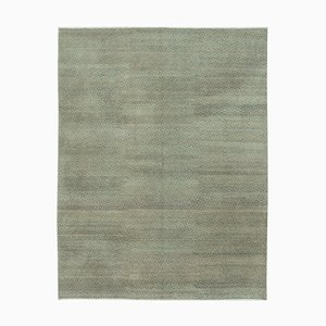 Grey Oriental Handmade Wool Oushak Carpet