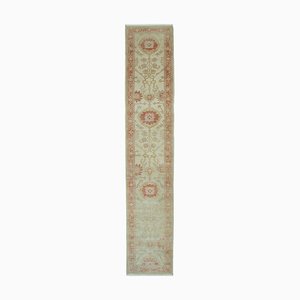 Tapis Oushak Vintage Traditionnel Tissé à la Main Beige