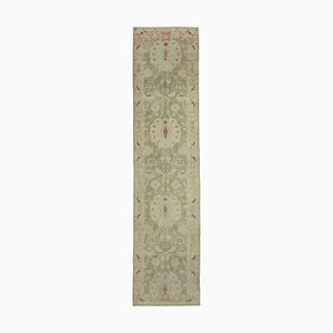 Tapis Oushak Beige Anatolien Fait Main en Laine