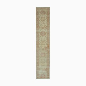 Tapis Oushak Antique Courbé Tissé Beige, Anatolie