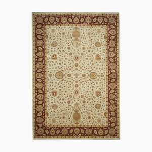 Tapis Oushak Beige Tissé Main Large Anatolien Beige