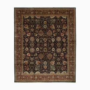 Multicolor Decorative Hand Knotted Wool Large Oushak Carpet