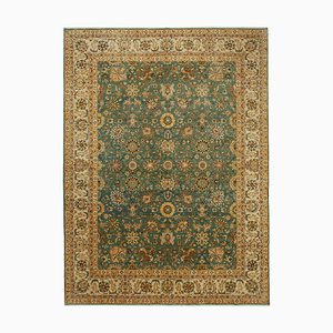 Tapis Oushak Jaune Large Fait Main en Laine, Turquie