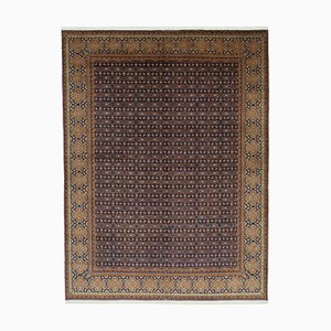 Tapis Oushak Multicolore Antique Tissé à la Main