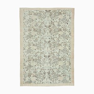 Tappeto vintage fatto a mano beige, Turchia