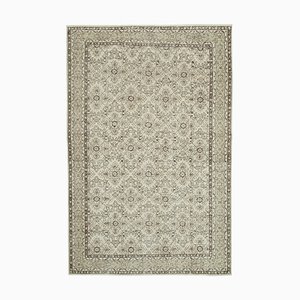 Tapis Anatolien Beige Fait Main Vintage Beige