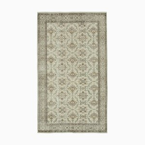 Beige Anatolian  Traditional Hand Knotted Vintage Rug