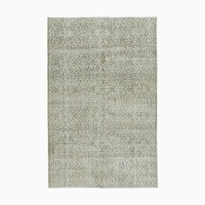 Tapis Vintage en Laine Oriental Orienté à la Main Beige