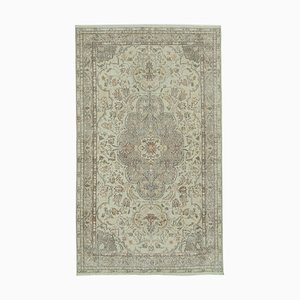 Beige Anatolian  Contemporary Hand Knotted Vintage Rug
