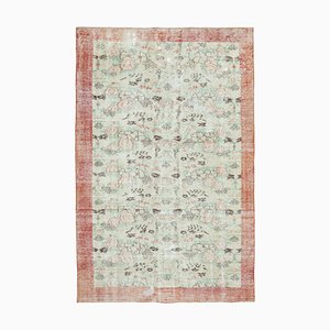 Beige Anatolian  Decorative Hand Knotted Vintage Rug