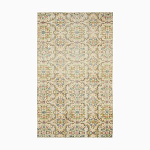 Tapis Vintage Anatolien Beige Tissé à la Main Vintage Beige