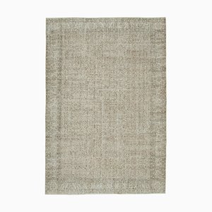 Tapis Anatolien Antique Large Noué à la Main Beige