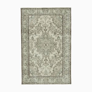 Beige Anatolian  Contemporary Hand Knotted Large Vintage Rug