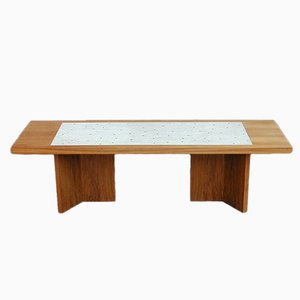 Table Basse Vintage avec Mosaïque Incrustée