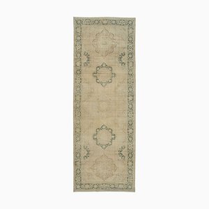 Tapis Vintage Runner Vintage Tissé Beige Anatolien Vintage