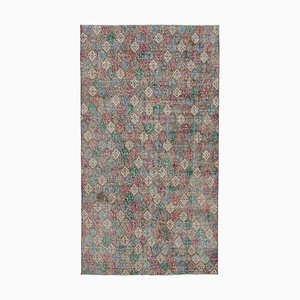 Oriental Multicolor Hand Knotted Wool Vintage Rug