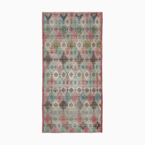 Tapis Multicolore Oriental Fait Main Vintage en Laine