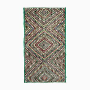 Anatolian Multicolor Handmade Wool Vintage Rug