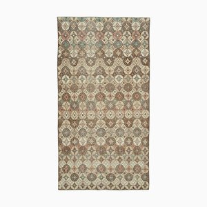 Tapis Vintage Marron Tissé à la Main Maron Oriental