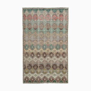 Tapis Vintage Anatolien Multicolore Artisanal en Laine