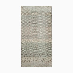 Tapis Multicolore Vintage en Laine Fait Main, Turquie