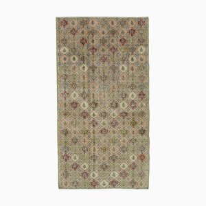 Tapis Vintage Multicolore Fait à la Main en Laine, Turquie