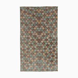 Tapis Vintage Multicolore Anatolien en Laine Fait Main