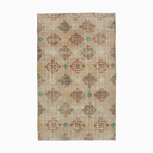 Tapis Multicolore Oriental en Laine Fait Main Handmade Vintage