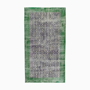 Tapis Vintage Violet en Laine Fait Main, Turquie