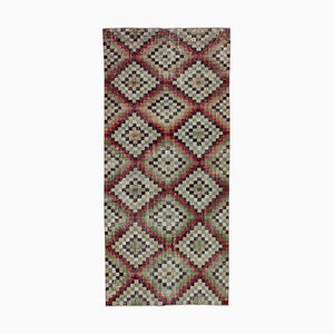Anatolischer Bunter Teppich aus Handgeknüpfter Wolle