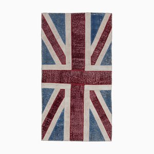 Handmade Wool Vintage Flag Carpet