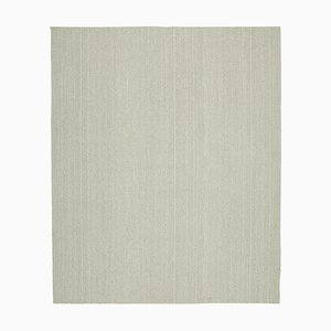 Beige Hand Knotted Wool Flatwave Kilim Carpet