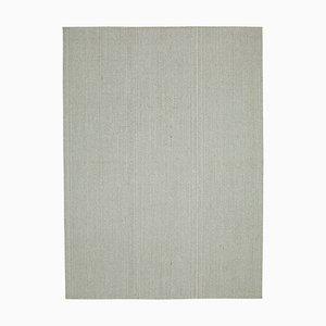 Beige Hand Knotted Wool Flatwave Kilim Carpet