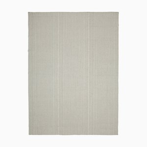 Tappeto Kilim Flatwave di lana fatto a mano beige