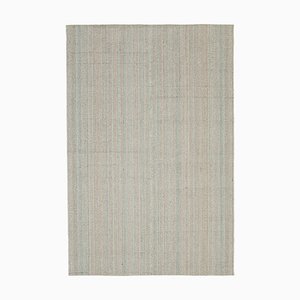 Beige Hand Knotted Wool Flatwave Kilim Carpet