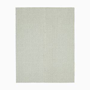 Tappeto Kilim Flatwave di lana fatto a mano beige