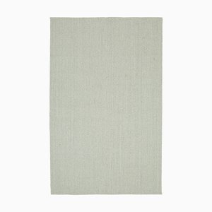 Tapis Kilim Flatwave Beige Tissé Main en Laine