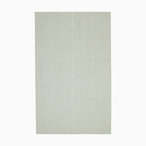 Tapis Kilim Flatwave Beige Tissé Main en Laine