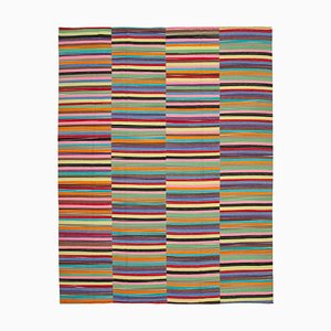 Multicolor Oriental Hand Knotted Wool Flatwave Kilim Carpet