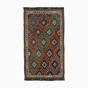 Tapis Kilim Vintage Multicolore Anatolien Tissé Kilas Vintage