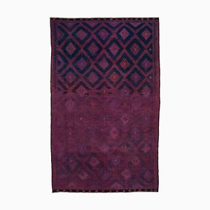 Tapis Kilim Vintage Tissu Kilim Anatolien Rose Fait Main