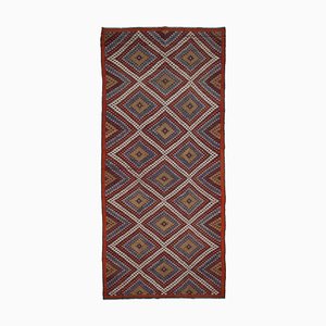 Tappeto Kilim vintage multicolore fatto a mano, Turchia