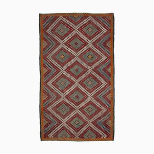 Alfombra Kilim anatolia danesa vintage de lana hecha a mano