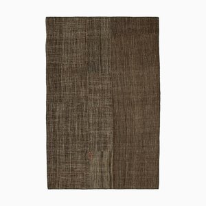 Oriental Brown Handmade Tribal Wool Vintage Kilim Carpet