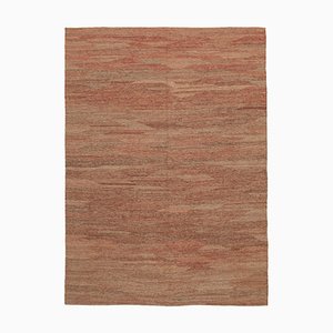 Tappeto Kilim Flatwave antico rosso intrecciato a mano, Turchia