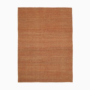 Tapis Kilim Flatwave Fait Main en Laine Orange, Turquie