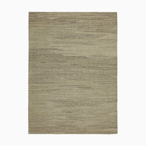 Tappeto Kilim Flatwave in lana fatta a mano color beige, Anatolia